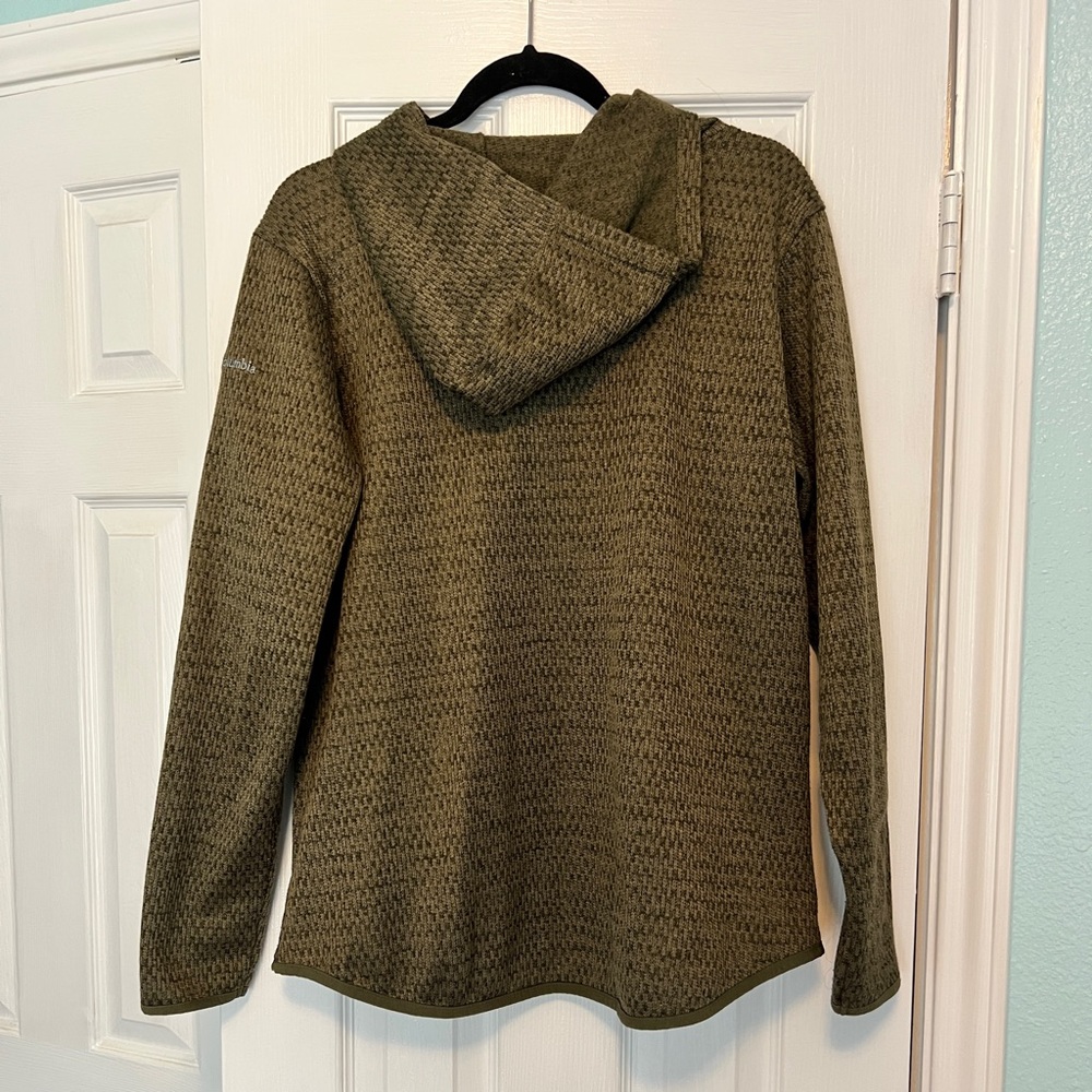 Columbia Forest Green Textured Hoodie - Picture 6 of 8